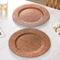 Bronze Shimmer Charger Plate Set Of 6 13 Inch - Charger plates, decorative plates, plates set of 6, service plates, under plates