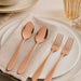 Rose Gold PVD Coated Cutlery Set Of 12