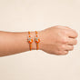 Saffron Petal Rakhi Gift Set
