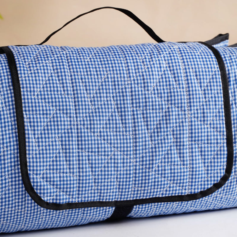 Quilted Briefcase Picnic Mat 84x60 Inch