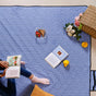 Quilted Briefcase Picnic Mat 84x60 Inch