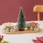 Christmas Bowl And Tray With Pine Tree Set Of 4