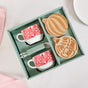 Christmas Hot Chocolate Cup Spoon And Coaster Set Of 6