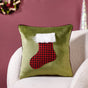 Christmas Stocking Velvet Cushion Cover 40x40cm