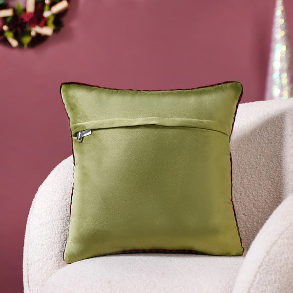 Christmas Stocking Velvet Cushion Cover 40x40cm