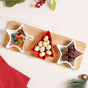 Christmas Tree And Star Platter Set Of 4