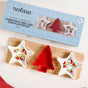 Christmas Tree And Star Platter Set Of 4