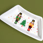 Christmas Tree Sectioned Platter Set Of 4