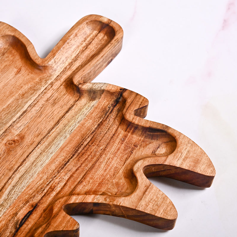 Christmas Tree Sustainable Wooden Platter