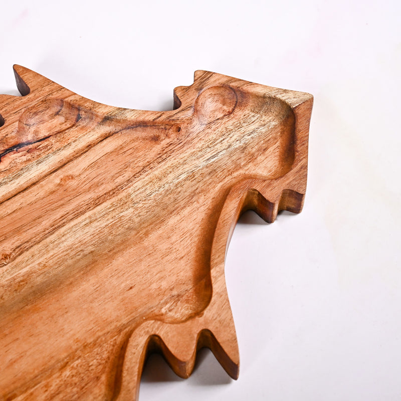 Christmas Tree Sustainable Wooden Platter