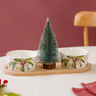Christmas Pine Tree And Bowl Snack Platter Set
