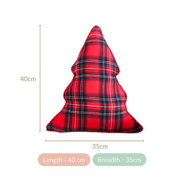 Christmas Tree Decorative Cushion 40x35cm