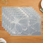 Chrome Blossom Table Mat Set Of 6