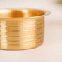 Circular Pinstriped Pure Brass Filter Coffee Dabara Set For 2