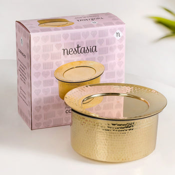 Classic Brass Patila With Lid 2000ml