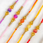 Classic Colour Set Of 5 Rakhi For Brother