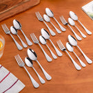 Classic Stainless Steel Cutlery Set Of 18