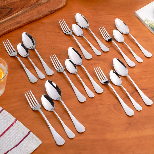 Classic Stainless Steel Cutlery Set Of 18
