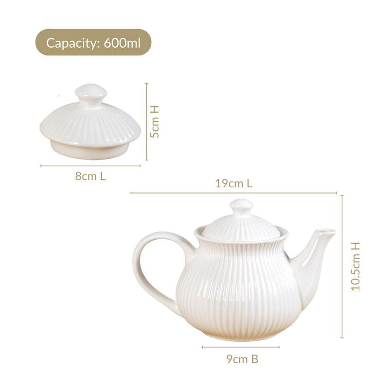 Classic Vintage Ceramic Teapot