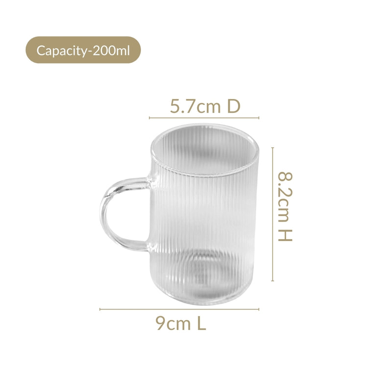 Borosilicate Tea Cup Set of 12
