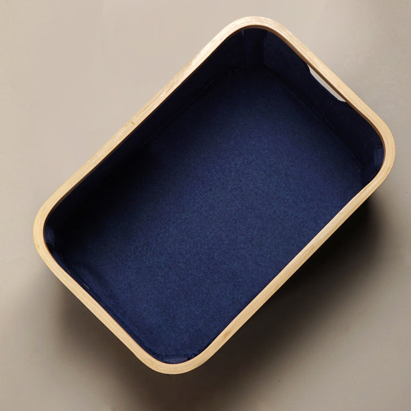 Fabric Storage Basket Blue
