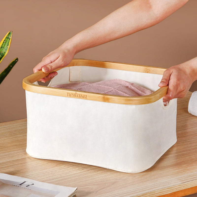 Cloth Laundry Hamper Beige