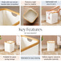 Cloth Laundry Bag Beige