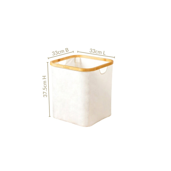 Minimalist Laundry Basket Off White
