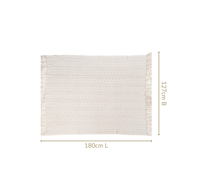 Cloud Dancer Couch Throw Blanket