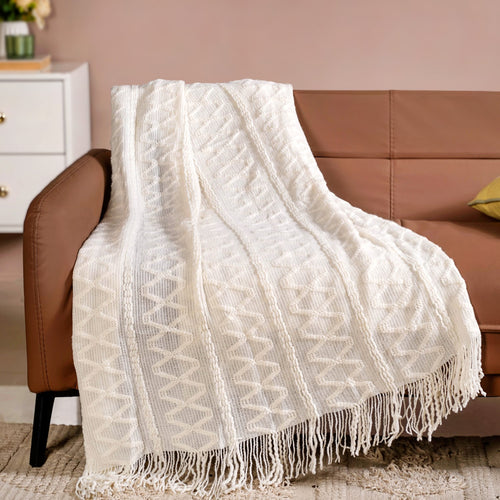 Cloud Dancer Couch Throw Blanket