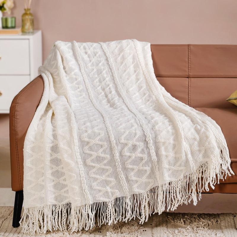 Cloud Dancer Couch Throw Blanket