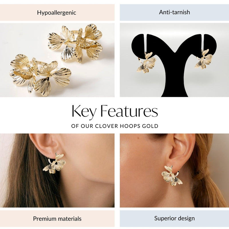 Clover Hoops Gold