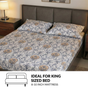 Coastal Chateau King Size Printed Cotton Bedding Set 275x275cm
