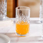 Textured Glass Tall Tumblers Set Of 6 490ml