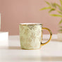 Gold Detail Coffee Mug Set of 6 Matte Pistachio Green 350ml - Coffee mugs, coffee mug set, ceramic coffee mugs, tea cup set, tea cups, printed mugs