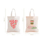 Coffee And Pizza Quotes Canvas Tote Bag Set Of 2