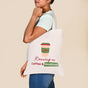 Coffee And Pizza Quotes Canvas Tote Bag Set Of 2
