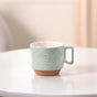 Ceramic Gaia Stackable Coffee Cup Set Of 4 250ml