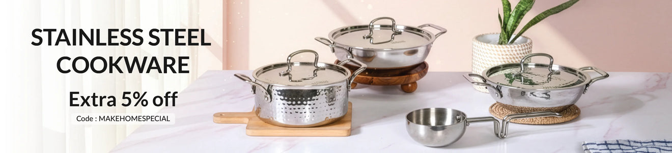 Stainless Steel Cookware banner