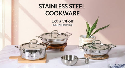 Stainless Steel Cookware mobile banner