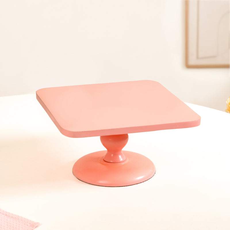 Colour Pop Square Riser In Peach And Blue
