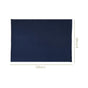 Combed Cotton Waffle Sofa Throw Blanket Deep Blue 220x200cm