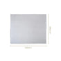Combed Cotton Waffle Sofa Throw Blanket Light Grey 220x200cm