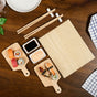 Complete Sushi Set With Rolling Mat And Bamboo Chopsticks Set Of 9