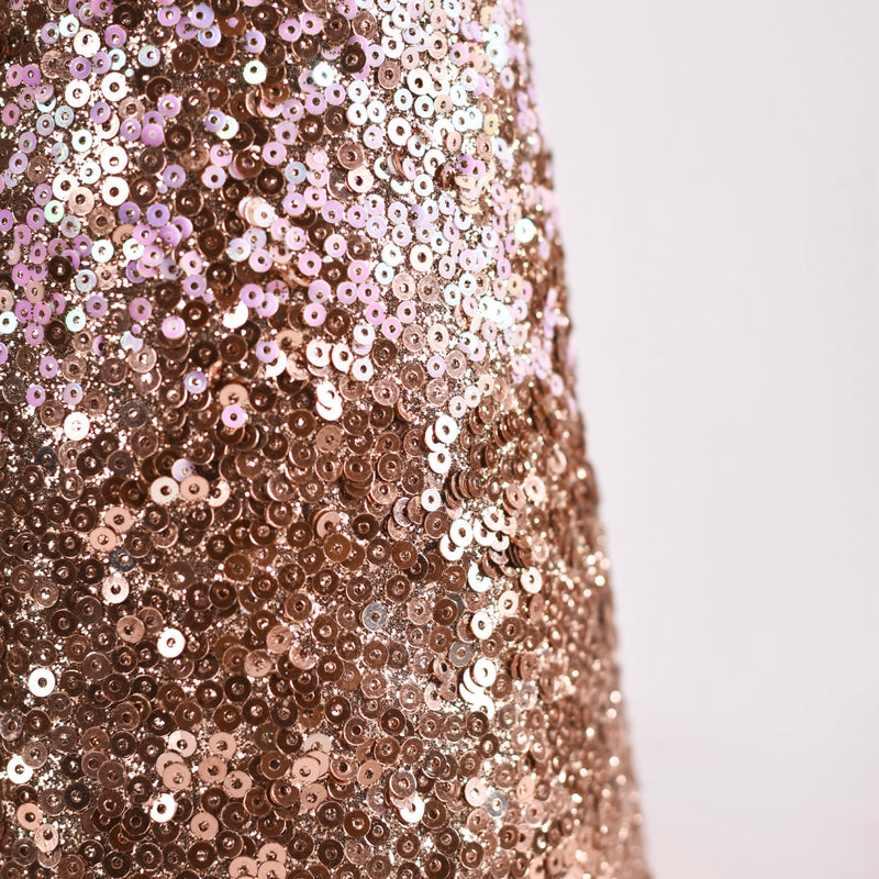 Dazzling Christmas Tree Table Top Decoration- Dazzling Metal Cone, Christmas Decoration Cone, Festive Metal Decor, Holiday Cone Ornament