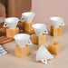 Conical Espresso Cup With Stand Set Of 6 90ml