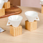 Conical Espresso Cup With Stand Set Of 6 90ml