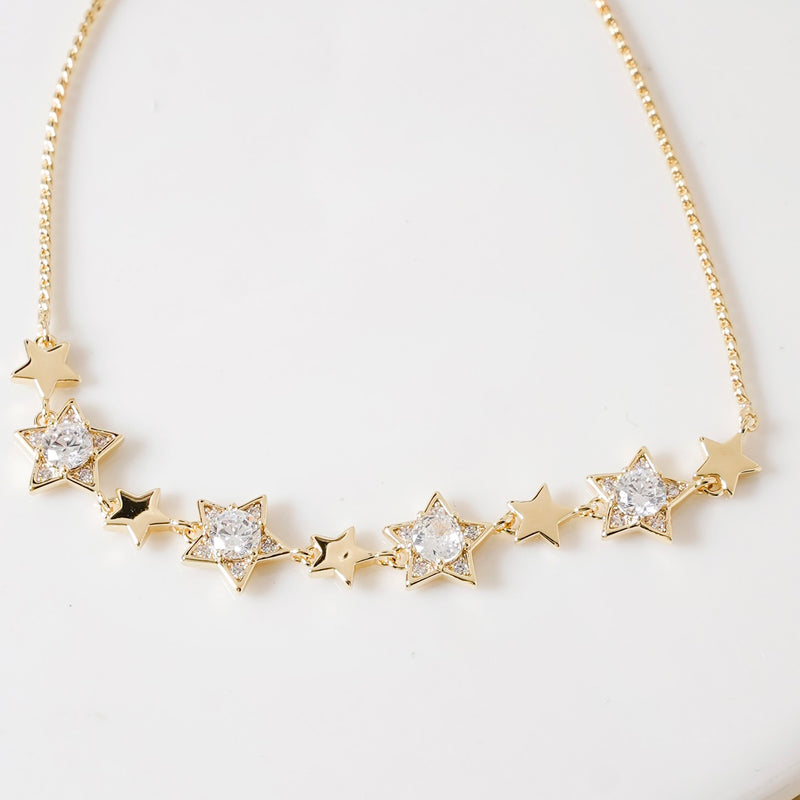 Constellation Of Stars Gold Chain Bracelet