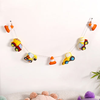 Construction Site Bunting For Kids Room Decor