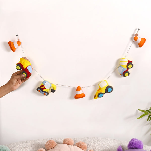 Construction Site Bunting For Kids Room Decor